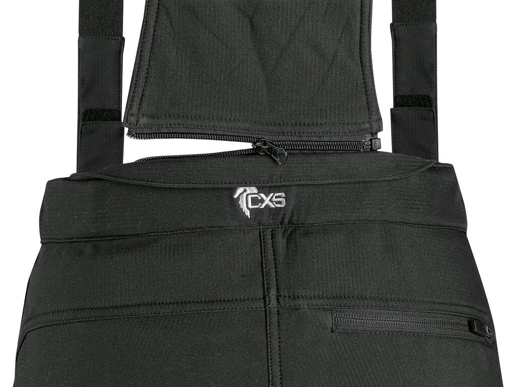 Nohavice CXS TRENTON, zimný softshell, pánske, čierne